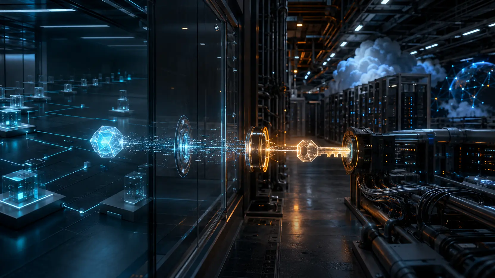 An AI cyber evaluation crossing from a contained simulation into a real production network